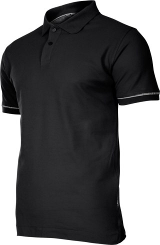 Koszulka polo, 220g/m2, czarna, "m", ce, lahti