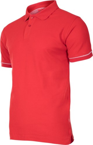 Koszulka polo, 220g/m2, czerwona, "xl", ce, lahti