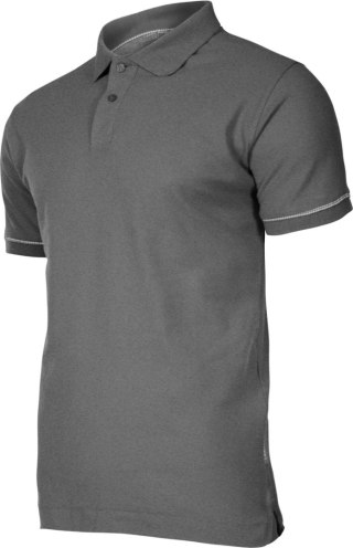 Koszulka polo, 220g/m2, szara, "2xl", ce, lahti