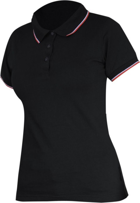 Koszulka polo damska 190g/m2, czarna, "l", ce, lahti