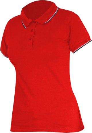 Koszulka polo damska 190g/m2, czerwona, "3xl", ce, lahti