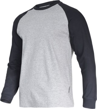 Koszulka z dł. rękaw. 190g/m2, szaro-czar., "2xl", ce,lahti