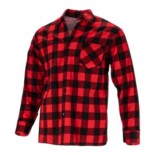 Koszula flanelowa krata czerwona, 170g/m2, "3xl", ce, lahti
