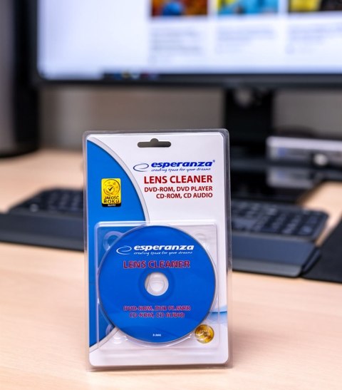 ES123 Esperanza płytka czyszcząca do cd/dvd