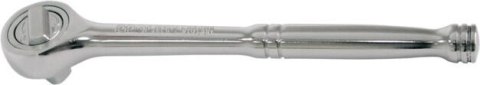 Grzechotka cv 1/4" l=145mm, przeł.obr, ręk.stal. proline zaw