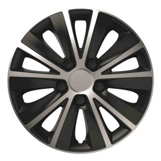 Kołpak samochodowy czarno srebrny rapide 15" cali