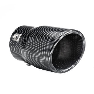 Końcówka tłumika wydechu stal nierdzewna mt 007c carbon amio-01117