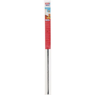 Uszczelka szczotkowa pod drzwi standard 1m:37mm, biała
