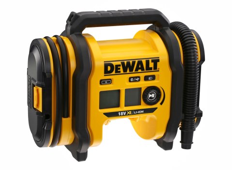 Kompresor z trzema źródłami zasilania (12v, 230v, 18v)