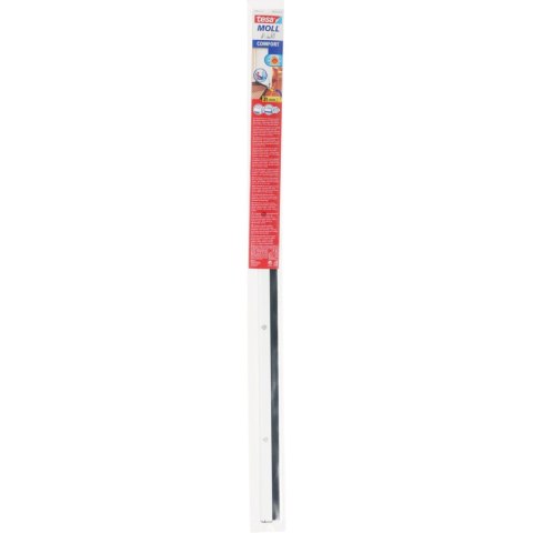 Uszczelka szczot.pod drzwi nierów.podł.comfort 1m:43mm,biała