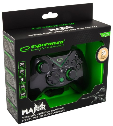 EGG112K Esperanza gamepad bezprzew. pc/ps3/xbox one series x/s usb major