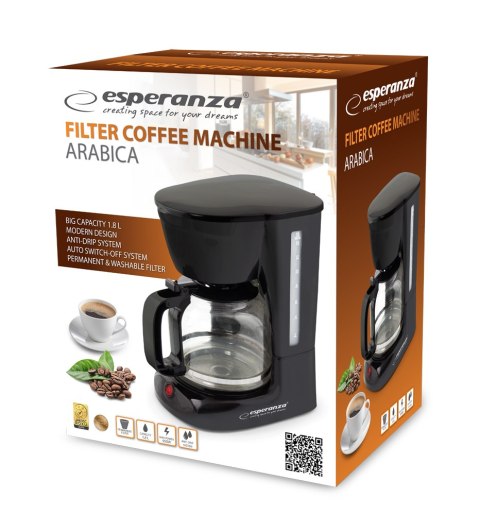 EKC005 Esperanza ekspres do kawy przelewowy arabica 1.8 l