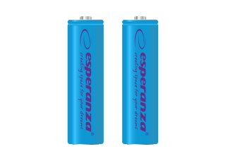 EZA103B Esperanza akumulatorki ni-mh aa 2000mah 2szt. niebieskie