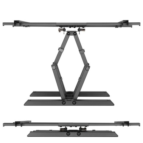 Uchwyt / wieszak do TV Maclean, max VESA 600x400, 37-85", 60kg, czarny, MC-881