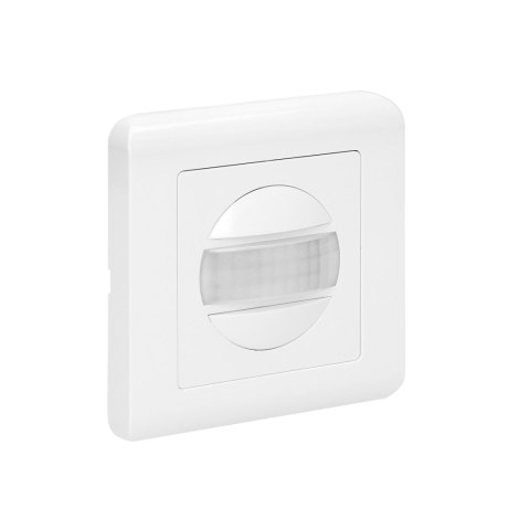 Czujnik ruchu, 2 żyłowy, 160°, IP20, 300W, do puszki, biały