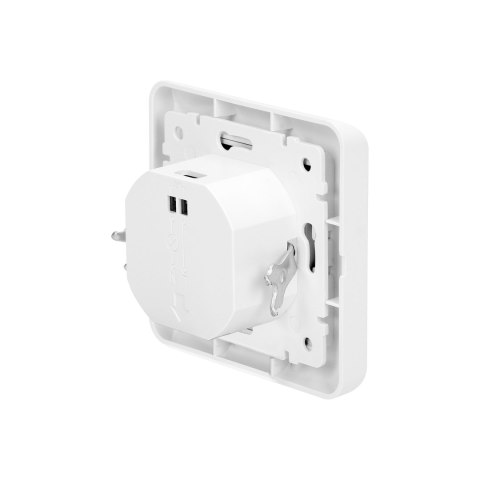 Czujnik ruchu, 2 żyłowy, 160°, IP20, 300W, do puszki, biały