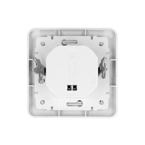 Czujnik ruchu, 2 żyłowy, 160°, IP20, 300W, do puszki, biały
