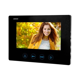 Wideo monitor bezsłuchawkowy, kolorowy, LCD 7", do zestawu z serii CERES, otwieranie bramy, czarny