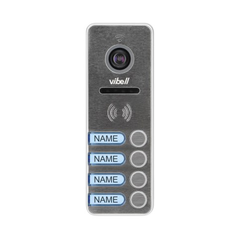 Zestaw wideodomofonowy 4-rodzinny, bezsłuchawkowy kolor, LCD 7", dotykowy, menu OSD, pamięć, gniazdo na kartę SD, DVR, sterowani