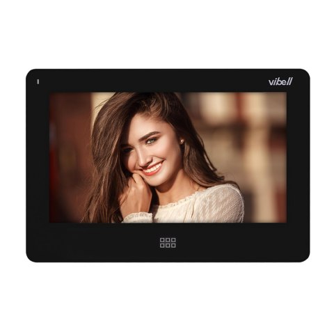 Zestaw wideodomofonowy, bezsłuchawkowy kolor, LCD 7", dotykowy, menu OSD, pamięć, gniazdo na kartę SD, DVR, sterowanie bramą, cz