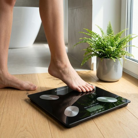 EBS022K Esperanza cyfrowa waga łazienkowa analityczna cha-cha czarna