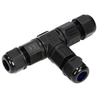 Konektor kablowy trójnik T IP68, 3x4mm-, 450V/25A