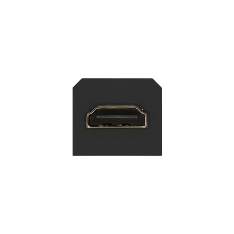 Kostka z gniazdem HDMI do gniazda meblowego OR-GM-9015/B