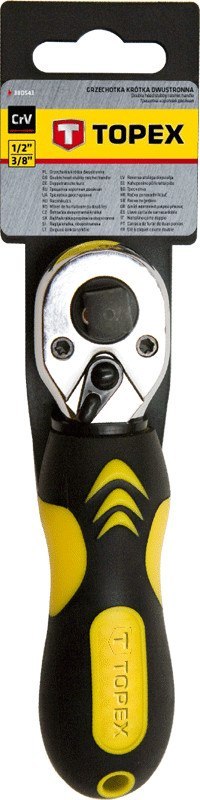 Grzechotka krótka podwójna 1/2" x 3/8", 175 mm