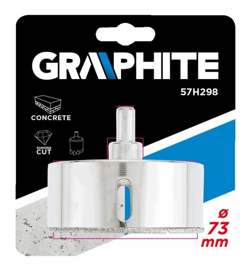 Wiertło diamentowe do gresu 73 mm
