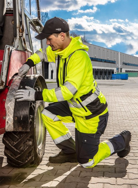 Rękawice antyprzecięciowe, pokryte PU, poziom ochrony przed przecięciem 5 (najwyższy), 10", CE