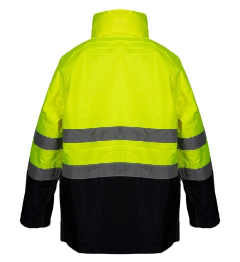 Kurtka robocza ostrzegawcza wodoodporna, żółta, rozmiar S