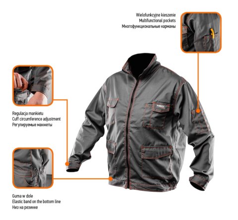 Bluza robocza BASIC, rozmiar XL/56