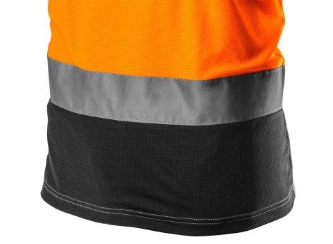 T-shirt ostrzegawczy, ciemny dół, pomarańczowy, rozmiar XXL