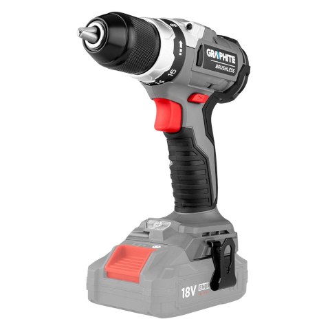 Wiertarko-wkrętarka akumulatorowa bezszczotkowa Energy+ 18V, Li-Ion, 13 mm, bez akumulatora