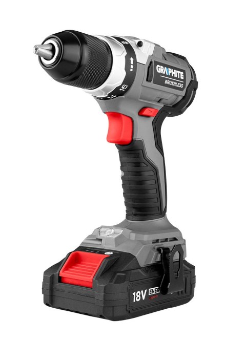 Wiertarko-wkrętarka akumulatorowa bezszczotkowa Energy+ 18V, Li-Ion, 13 mm, bez akumulatora