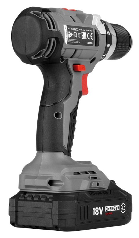 Wiertarko-wkrętarka akumulatorowa bezszczotkowa Energy+ 18V, Li-Ion, 13 mm, bez akumulatora