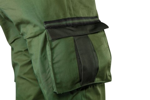 Ogrodniczki robocze CAMO olive, rozmiar M