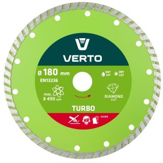 Tarcza diamentowa 180 x 22.2 mm, turbo