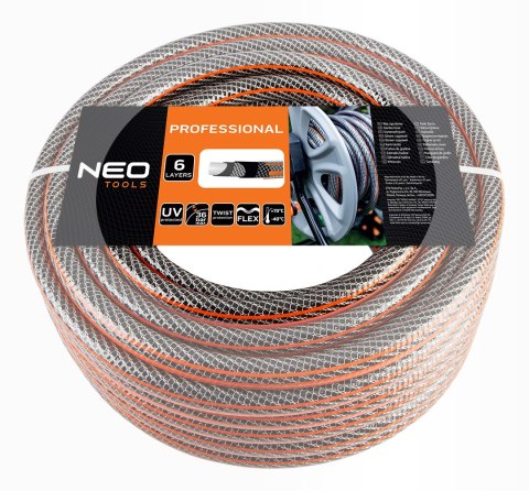 Wąż ogrodowy 3/4" x 20 m, 6-warstwowy NEO PROFESSIONAL