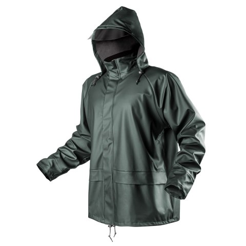 Kurtka przeciwdeszczowa PU/PVC, rozmiar XXXL