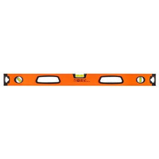 Poziomnica aluminiowa z uchwytem, 3 libelle, magnes, frezowana dolna powierzchnia, 80 cm