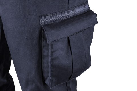 Ogrodniczki robocze Navy, rozmiar XXXL