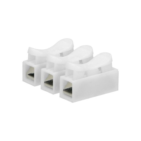 Złączka trzytorowa sprężynowa, 3x2,5mm-, 10 sztuk