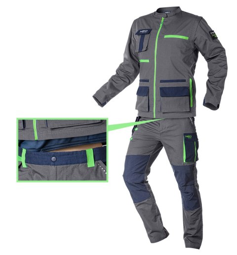 Bluza robocza PREMIUM, 100% bawełna, ripstop, rozmiar L