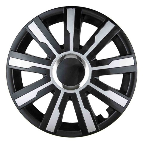 Kołpak samochodowy czarno srebrny mirage 16" cali