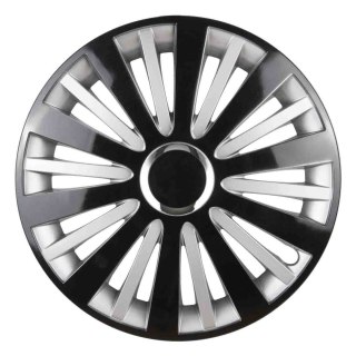 Kołpak samochodowy falcon 14" cali czarno-srebrny