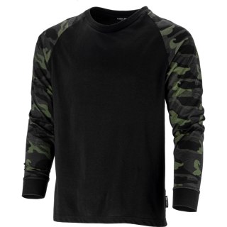 Koszulka z dł. rękaw. 190g/m2, moro-czar., "2xl", ce,lahti