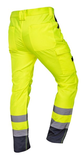 Spodnie ostrzegawcze 40% poliester, 60% bawełna, 260 gsm, rozmiar XXXL