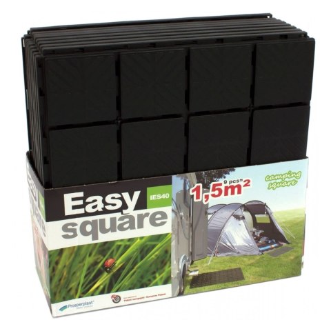 Kratka chodnikowa 1,5m2 Easy Square IES40 czarna