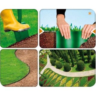 Obrzeże ogrodowe faliste 10cm x 9m Cellfast zielone